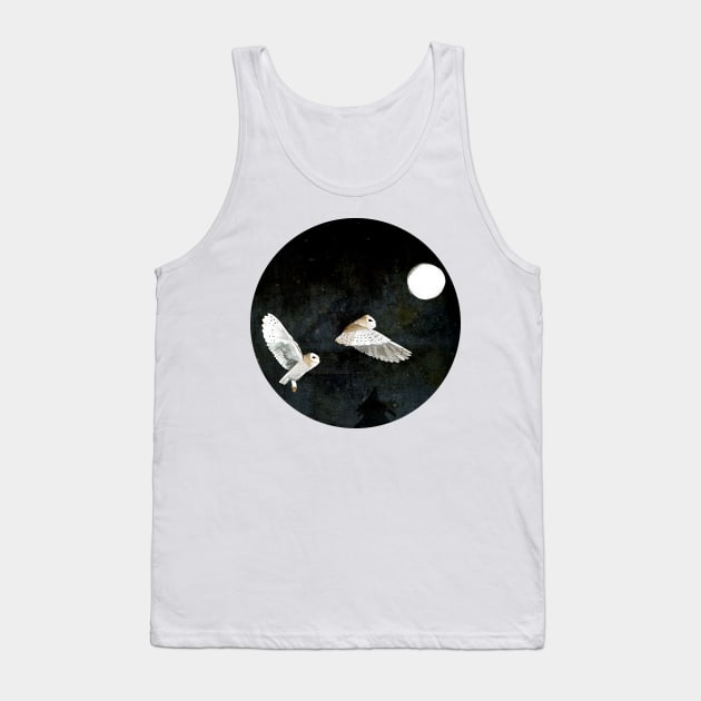 Barn Owls Tank Top by KatherineBlowerDesigns